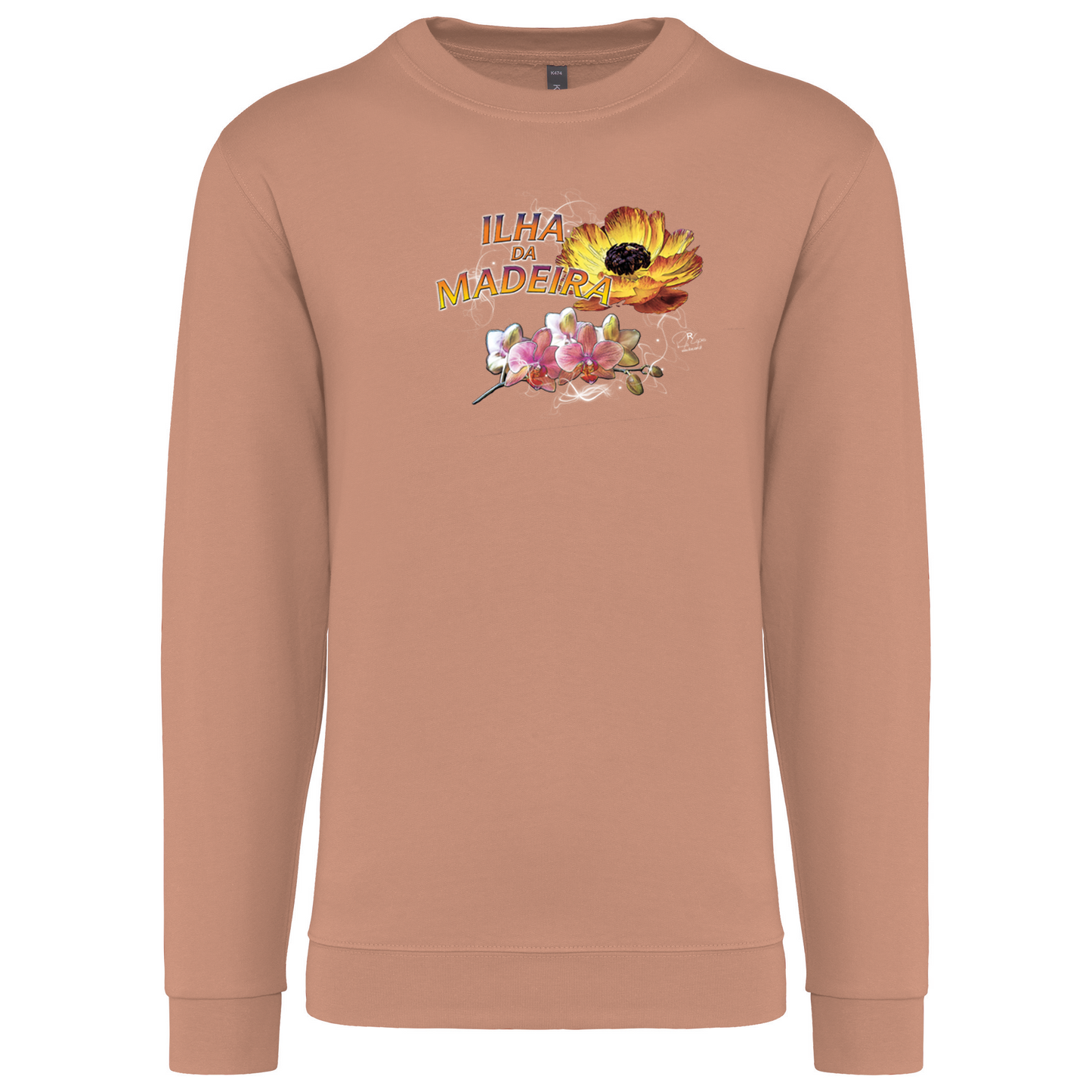 Sweatshirt Kariban sem Capuz Madeira Flowers