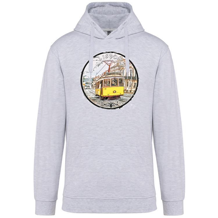 Sweatshirt Kariban com Capuz Calçada do Combro