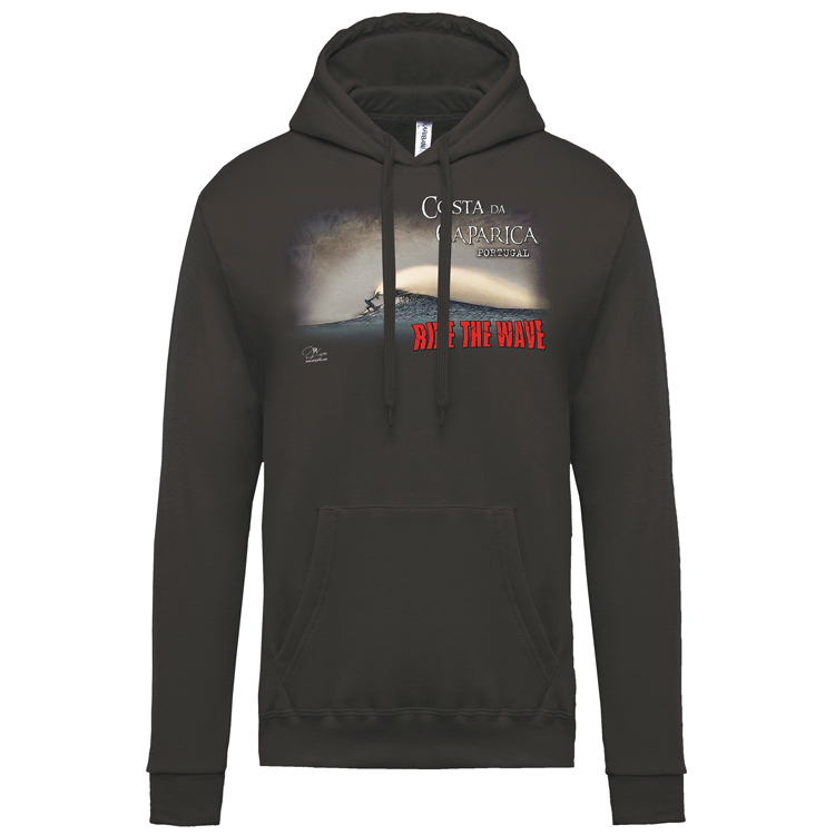 Sweatshirt Kariban com Capuz Ride the Wave Caparica
