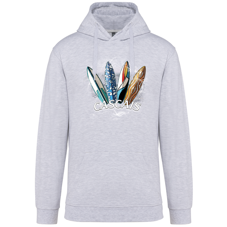 Sweatshirt Kariban com Capuz Surfboards Cascais