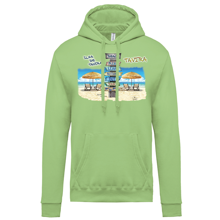 Sweatshirt Kariban com Capuz Pegadas Tavira