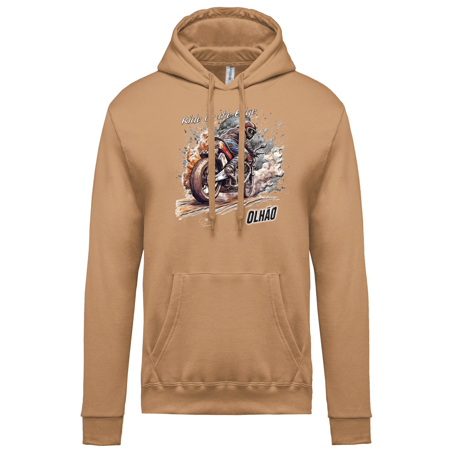 Sweatshirt Kariban com Capuz Ride on the Edge Olhão