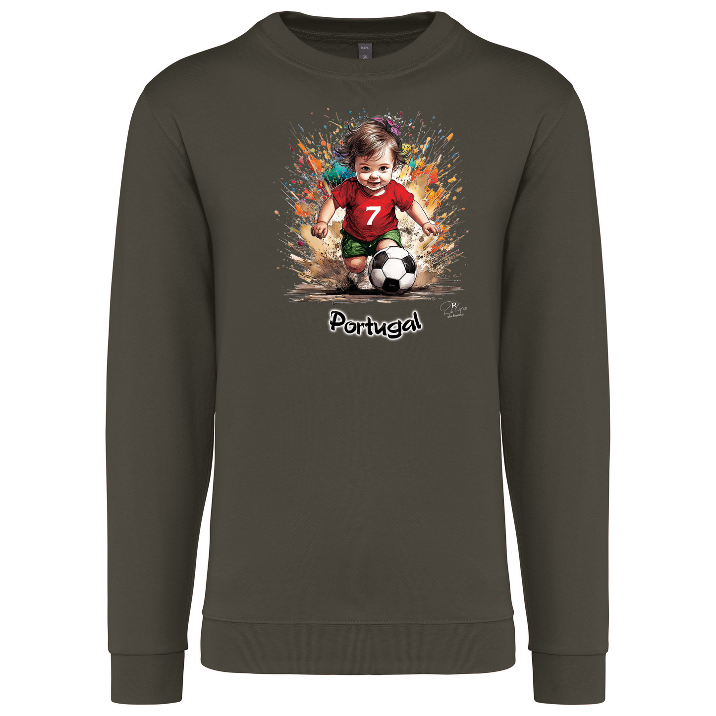 Sweatshirt Kariban sem Capuz 7 Portugal