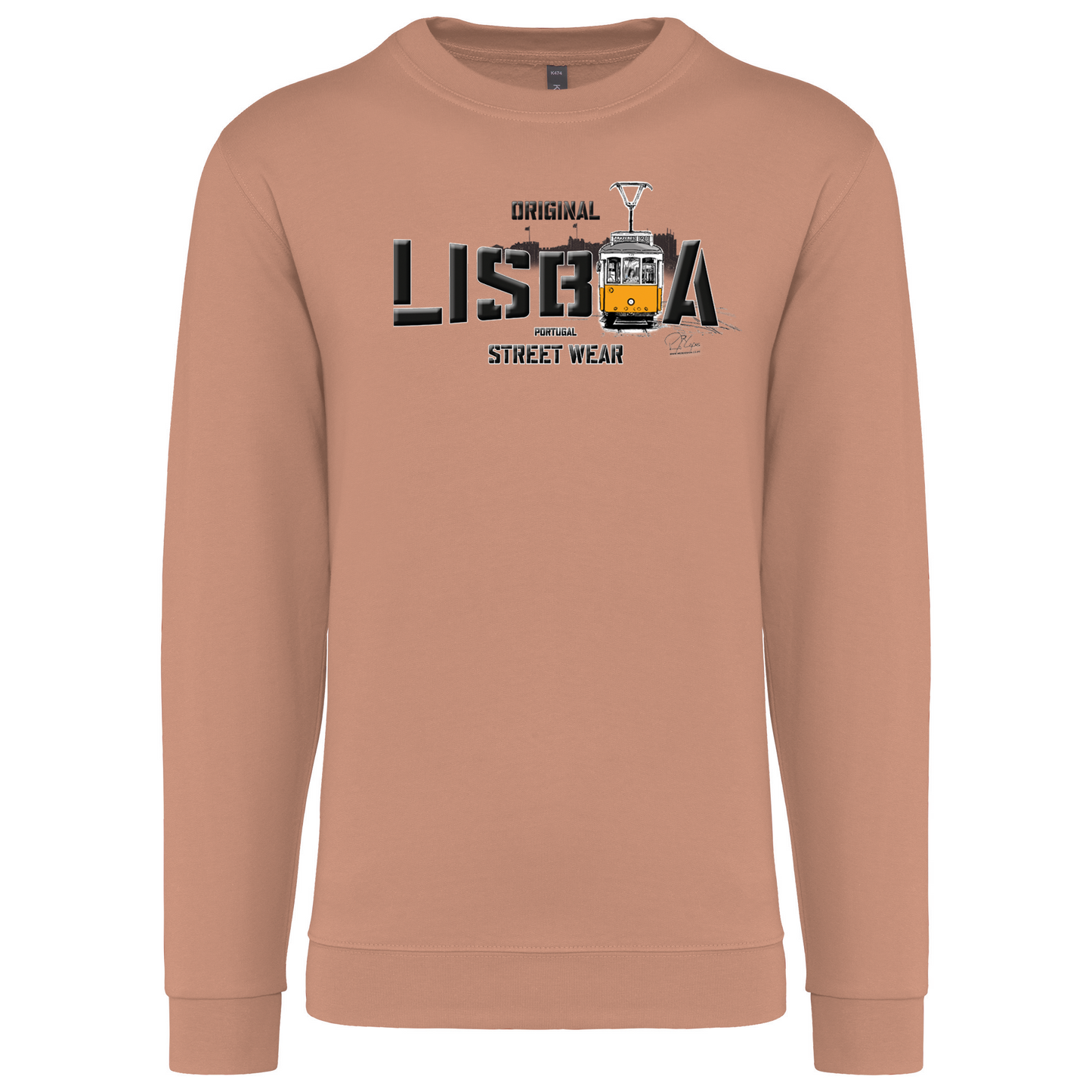 Sweatshirt Kariban sem Capuz Original Lisboa