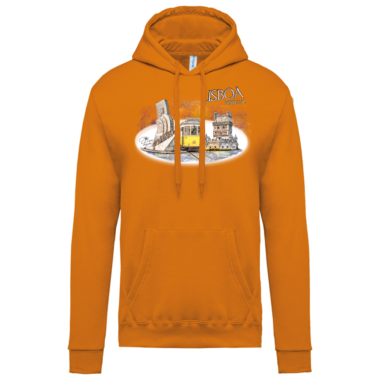 Sweatshirt Kariban com Capuz Monumentos Belém