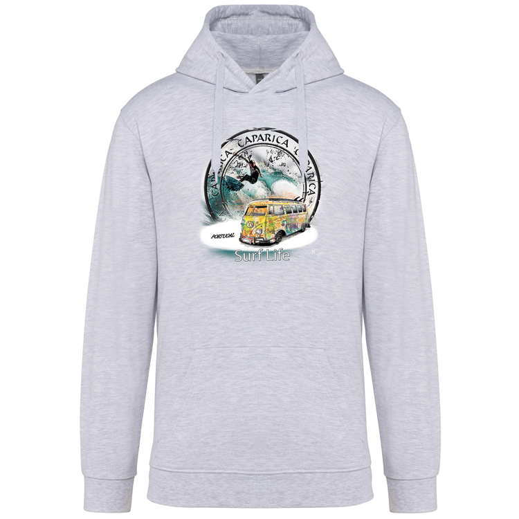 Sweatshirt Kariban com Capuz Surf Life Caparica