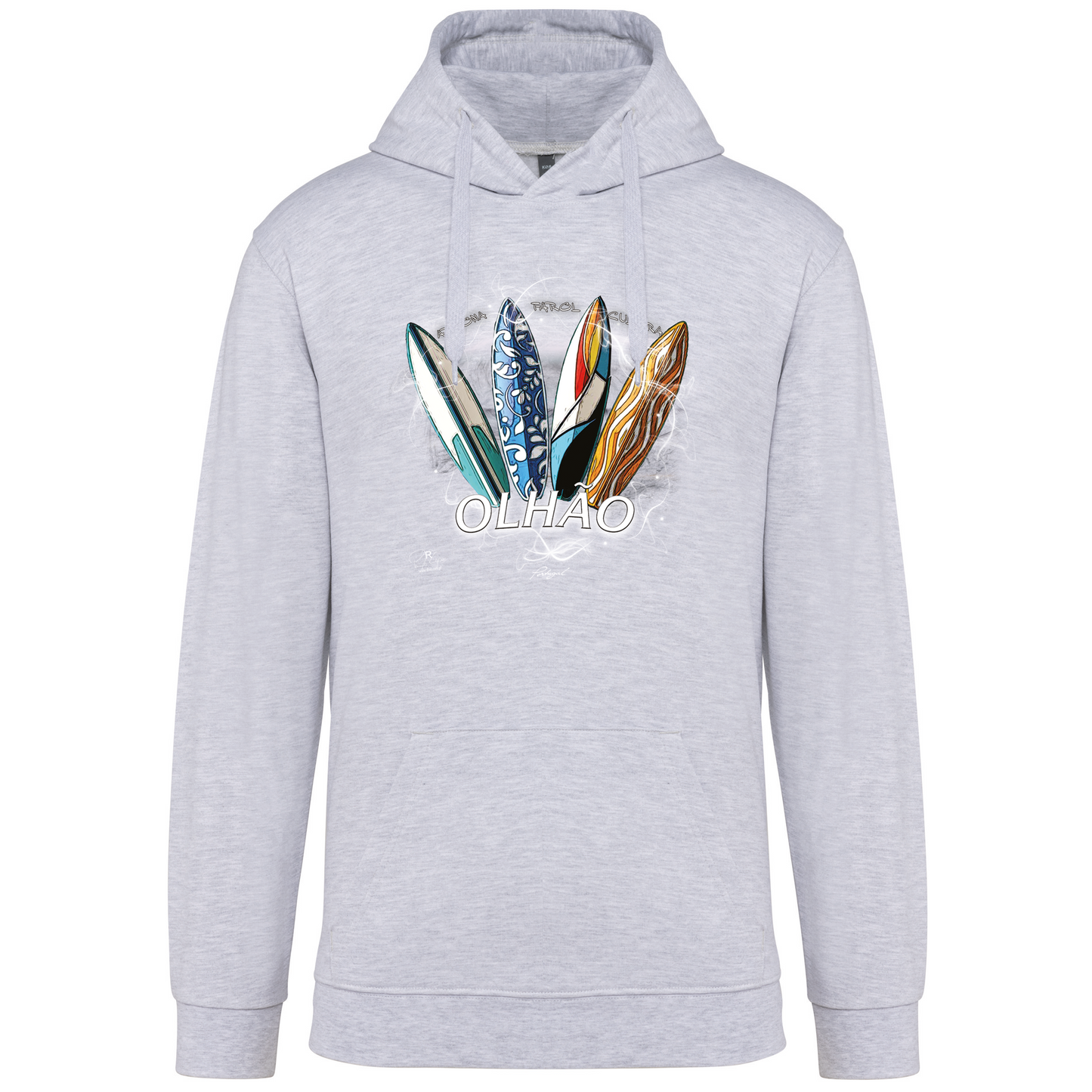Sweatshirt Kariban com Capuz Surfboards Olhão