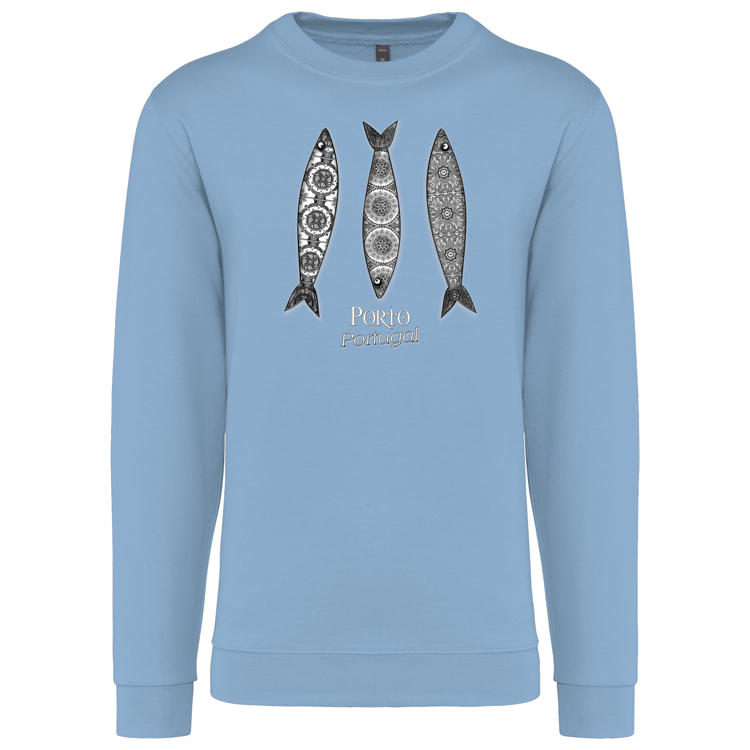 Sweatshirt Kariban sem Capuz 3 Sardinhas Porto