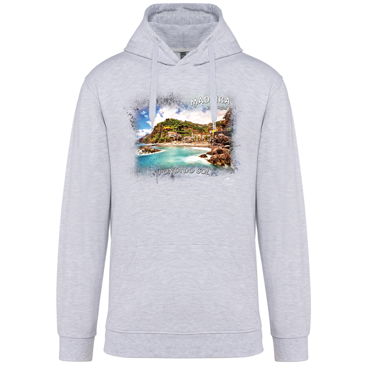 Sweatshirt Kariban com Capuz Ponta do Sol