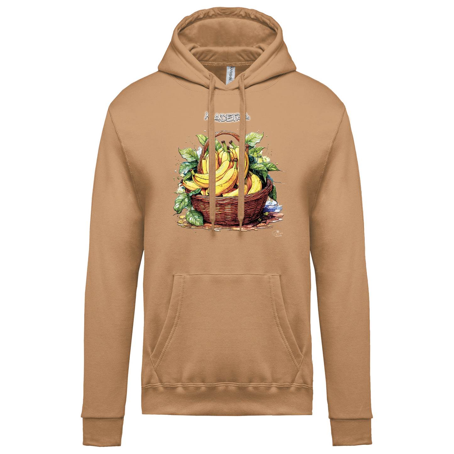 Sweatshirt Kariban com Capuz Cesto Bananas