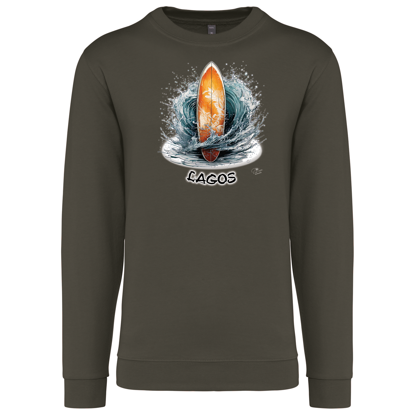 Sweatshirt Kariban sem Capuz Prancha Lagos