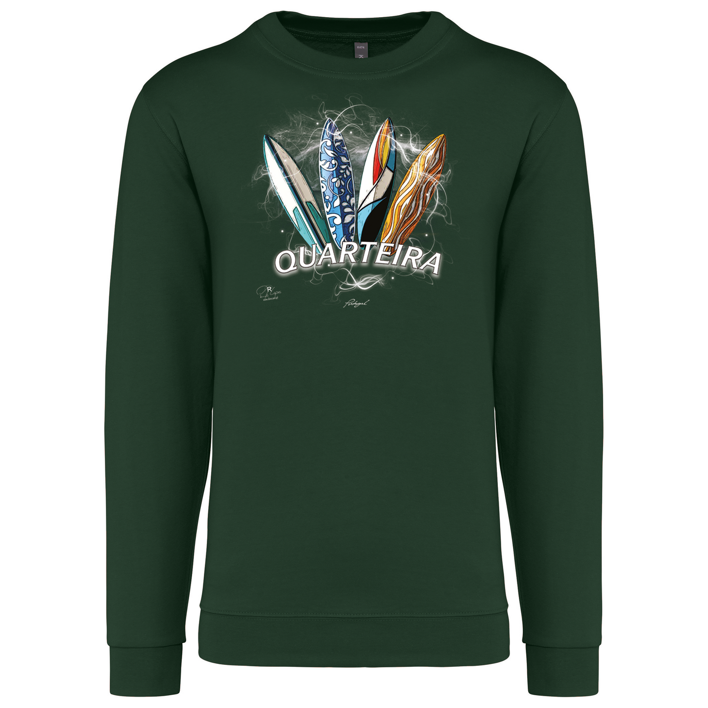 Sweatshirt Kariban sem Capuz Surfboards Quarteira