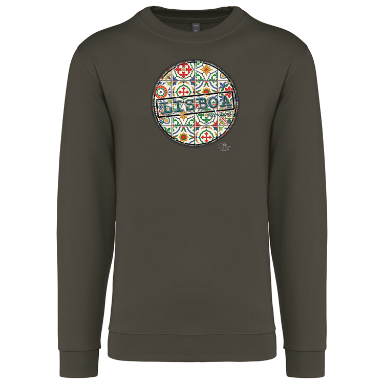 Sweatshirt Kariban sem Capuz Pin Lisboa