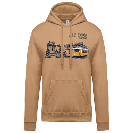 Sweatshirt Kariban com Capuz Monumentos Lx