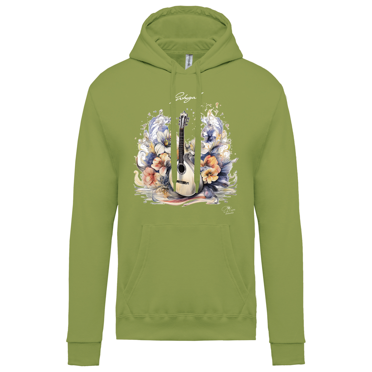 Sweatshirt Kariban com Capuz Guitarra Portuguesa