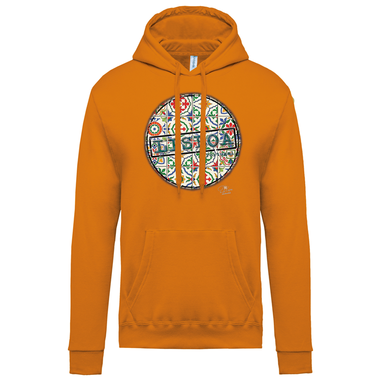 Sweatshirt Kariban com Capuz Pin Lisboa