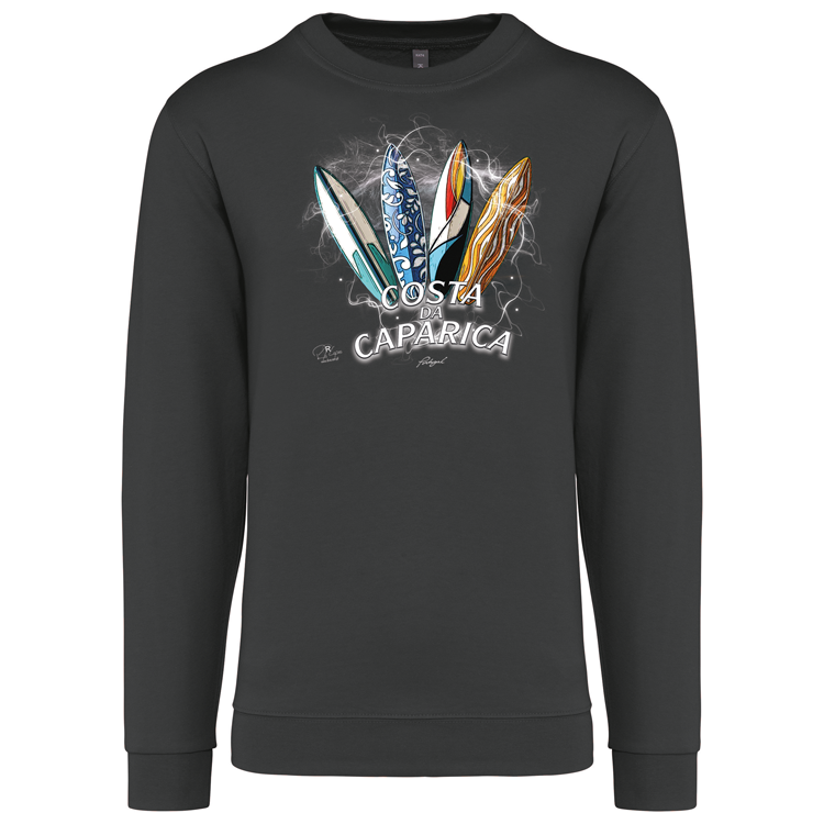Sweatshirt Kariban sem Capuz Surfboards Costa da Caparica