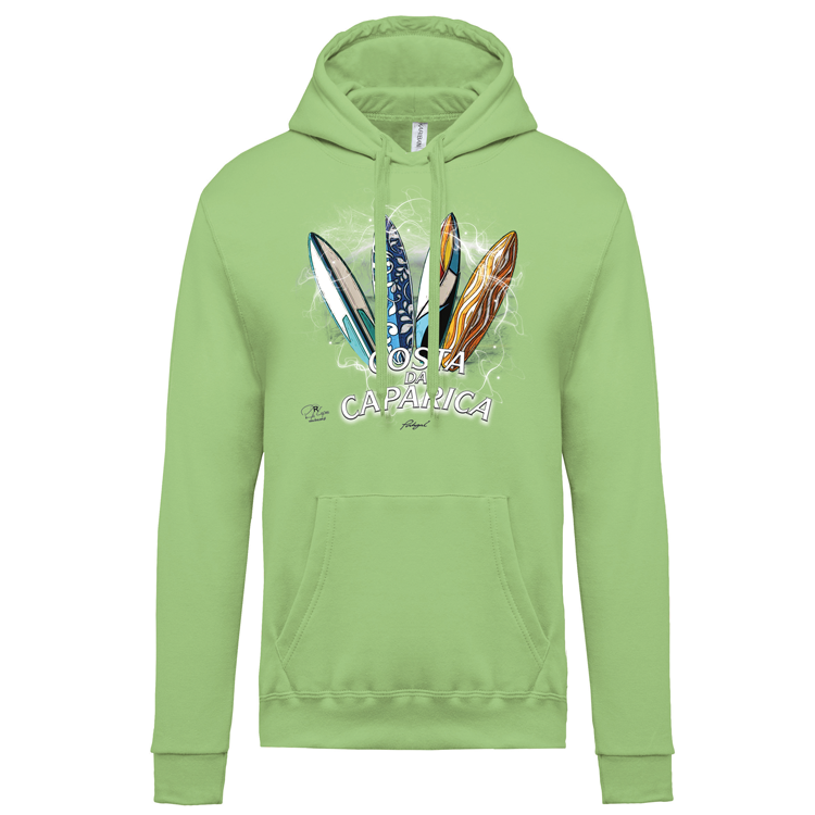 Sweatshirt Kariban com Capuz Surfboards Caparica