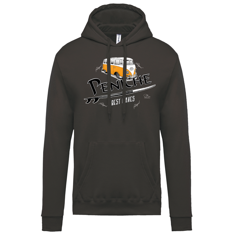 Sweatshirt Kariban com Capuz Pão de Forma Peniche
