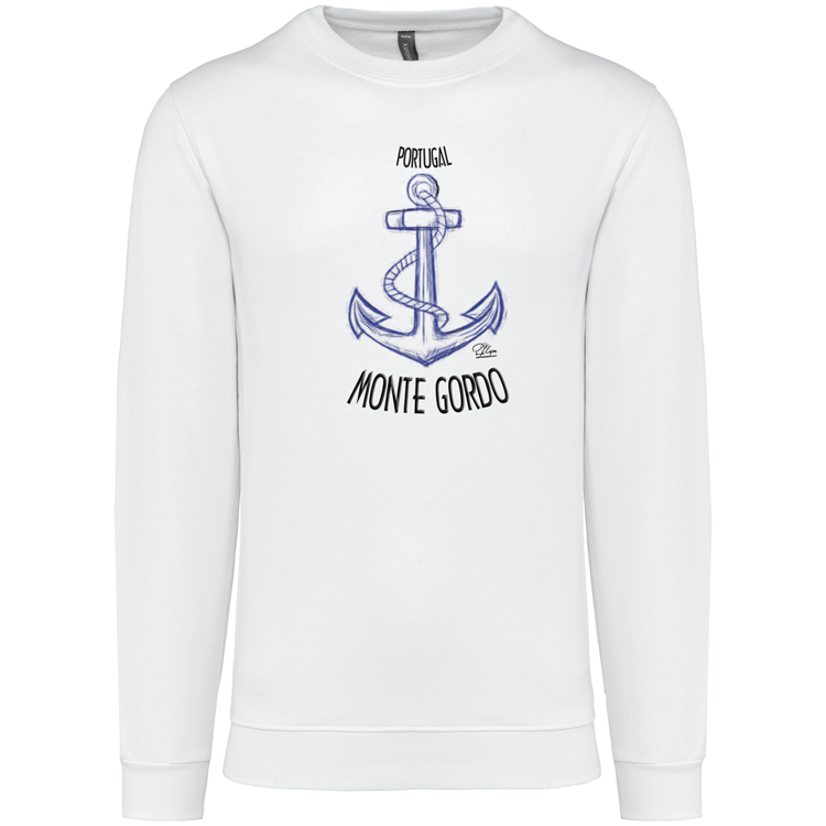 Sweatshirt Kariban sem Capuz Âncora Monte Gordo