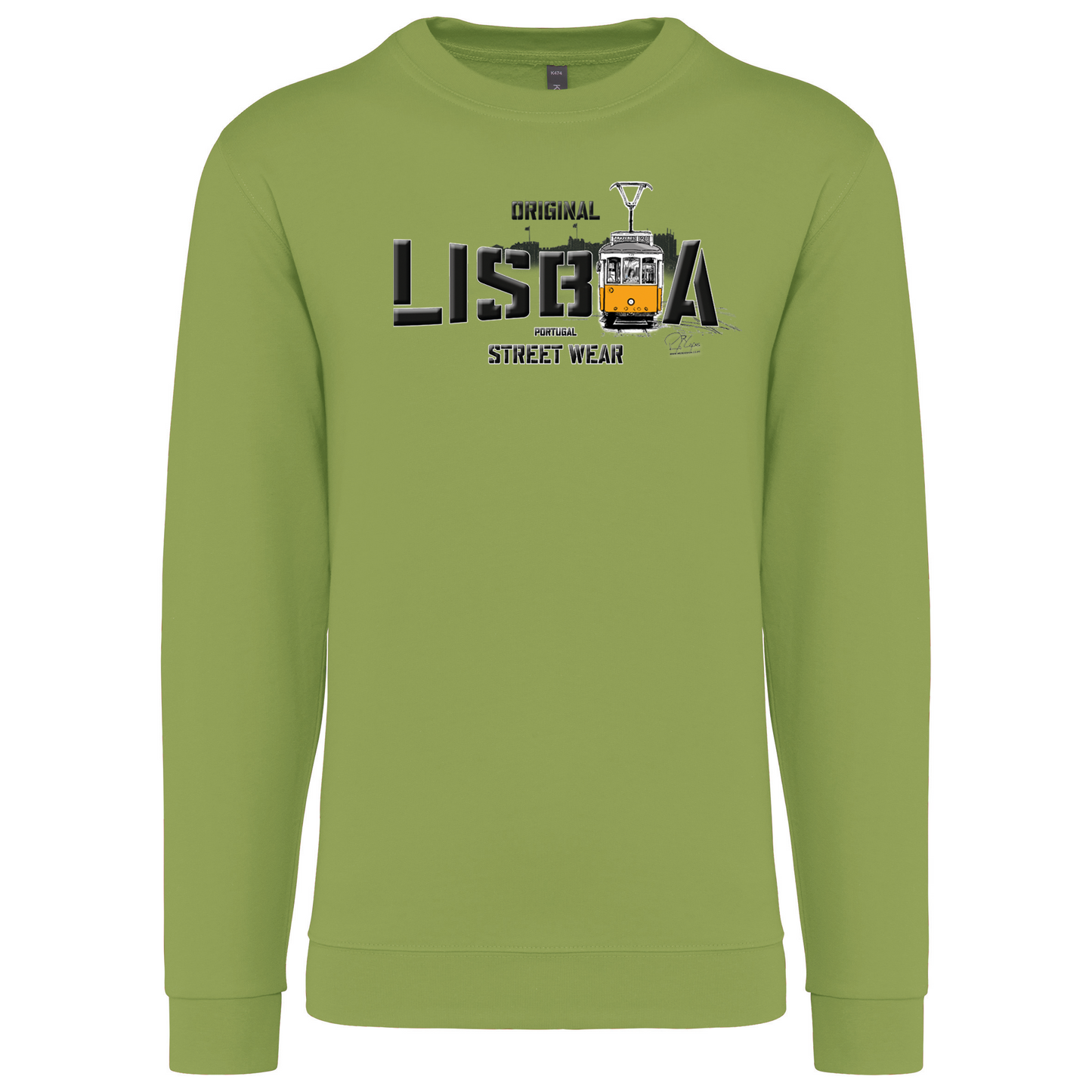 Sweatshirt Kariban sem Capuz Original Lisboa