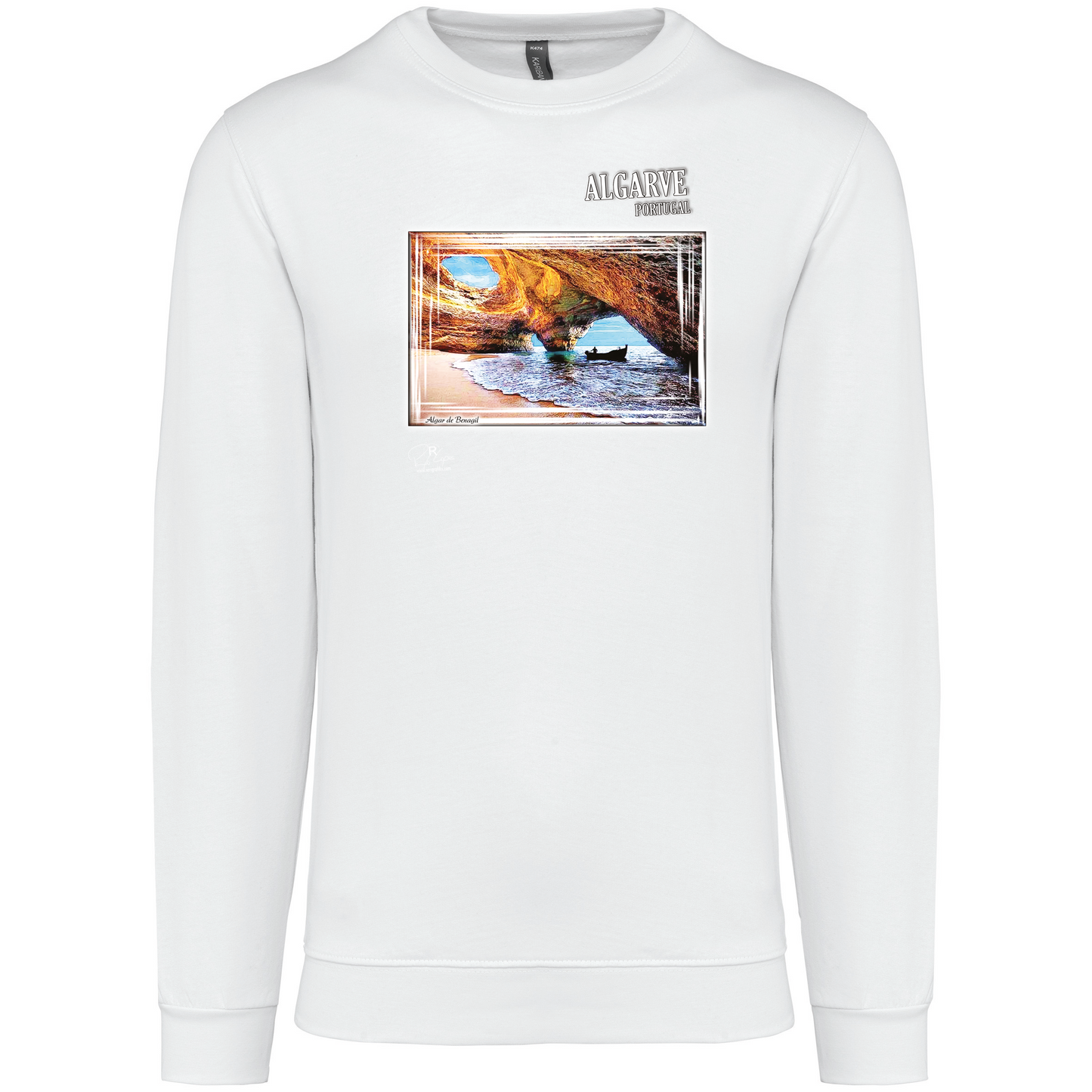 Sweatshirt Kariban sem Capuz Algar de Benagil