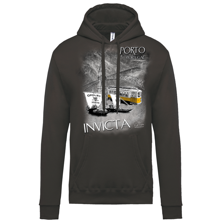 Sweatshirt Kariban com Capuz Invicta