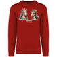Sweatshirt Kariban sem Capuz King and Queen Óbidos