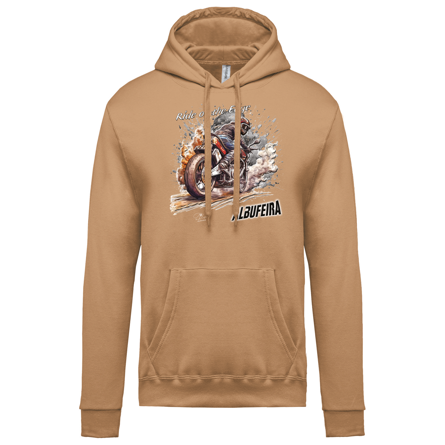 Sweatshirt Kariban com Capuz Ride on the Edge Albufeira