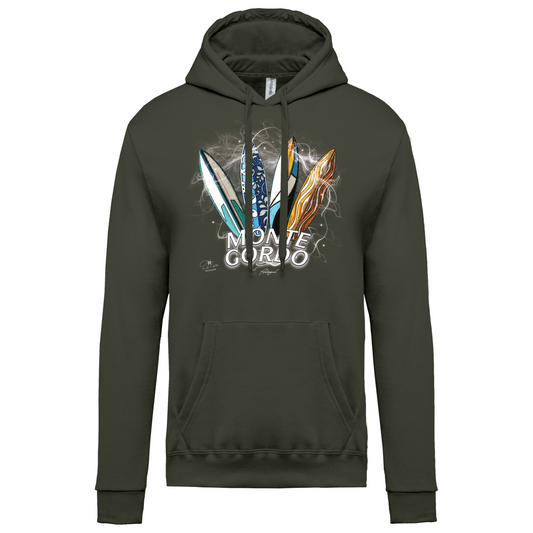 Sweatshirt Kariban com Capuz Surfboards Monte Gordo