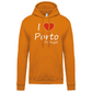 Sweatshirt Kariban com Capuz I Love Porto