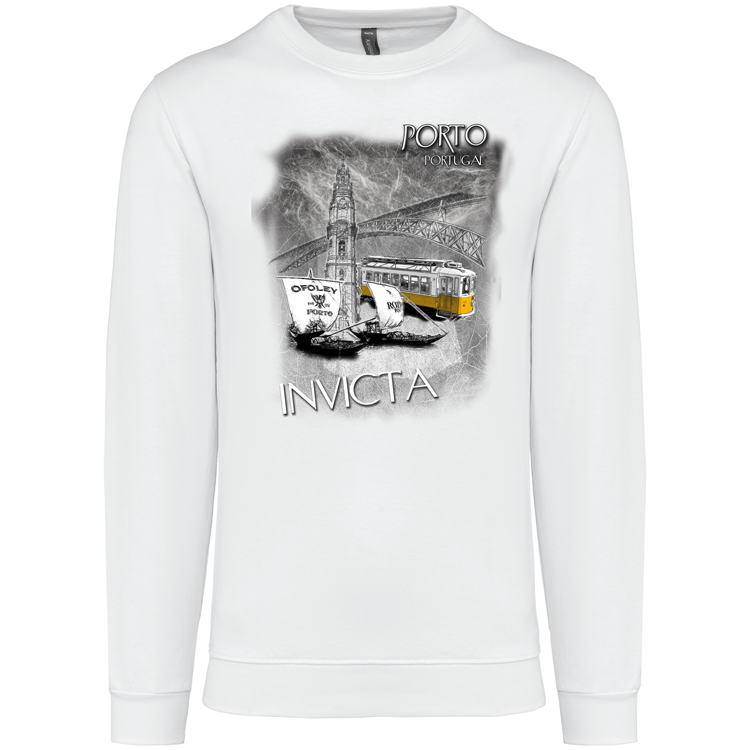 Sweatshirt Kariban sem Capuz Invicta