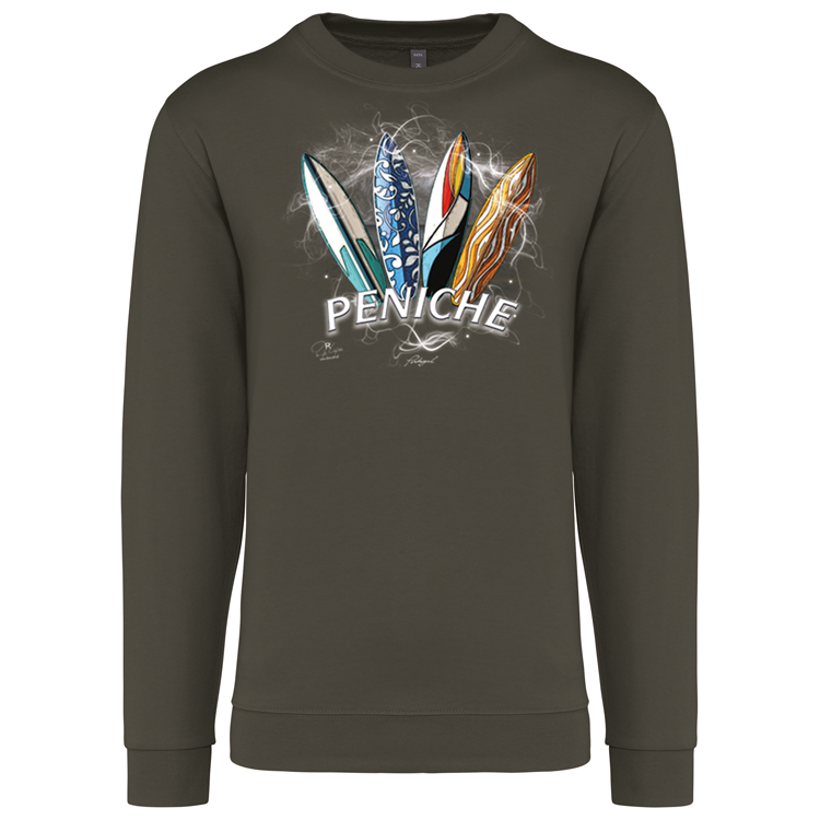 Sweatshirt Kariban sem Capuz Surfboards Peniche