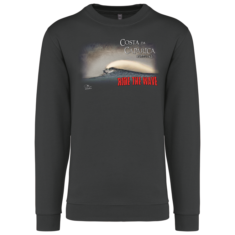 Sweatshirt Kariban sem Capuz Ride the Wave Costa da Caparica
