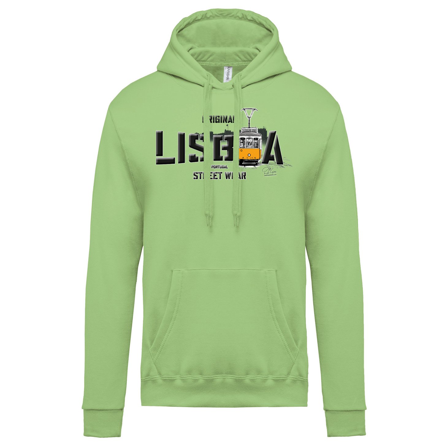 Sweatshirt Kariban com Capuz Original Lisboa