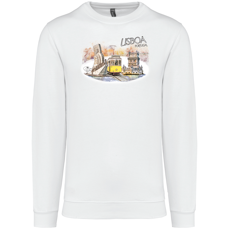 Sweatshirt Kariban sem Capuz Monumentos Belém