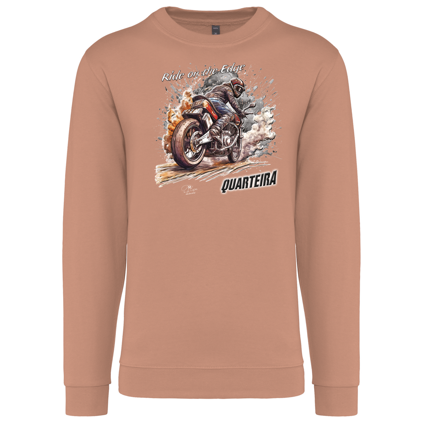 Sweatshirt Kariban sem Capuz Ride on the Edge Quarteira