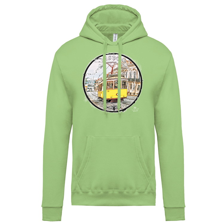 Sweatshirt Kariban com Capuz Calçada do Combro