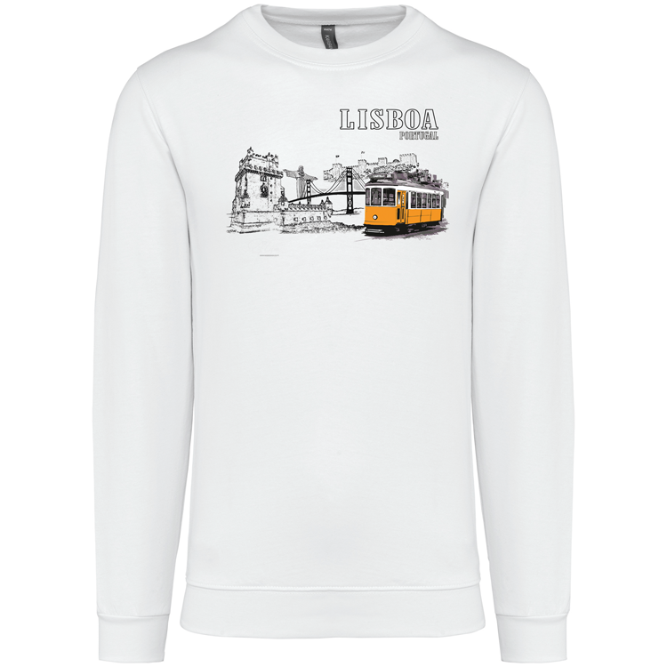 Sweatshirt Kariban sem Capuz Monumentos Lisboa