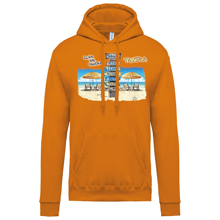 Sweatshirt Kariban com Capuz Pegadas Tavira