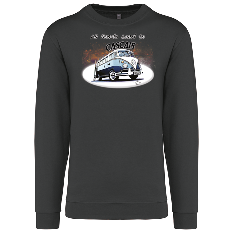 Sweatshirt Kariban sem Capuz All Roads Lead to Cascais