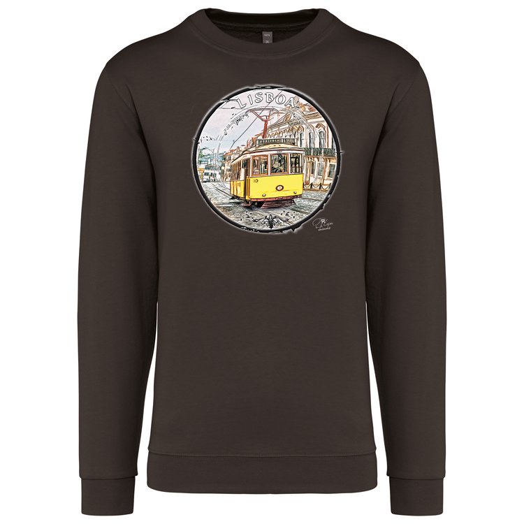 Sweatshirt Kariban sem Capuz Calçada do Combro