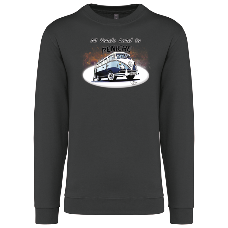 Sweatshirt Kariban sem Capuz All Roads Lead to Peniche