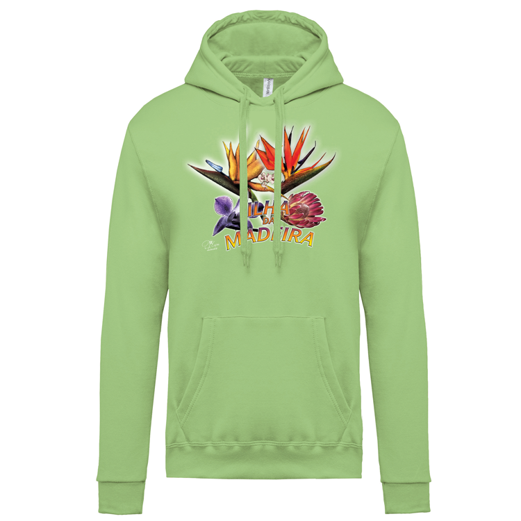 Sweatshirt Kariban com Capuz Estrelícias