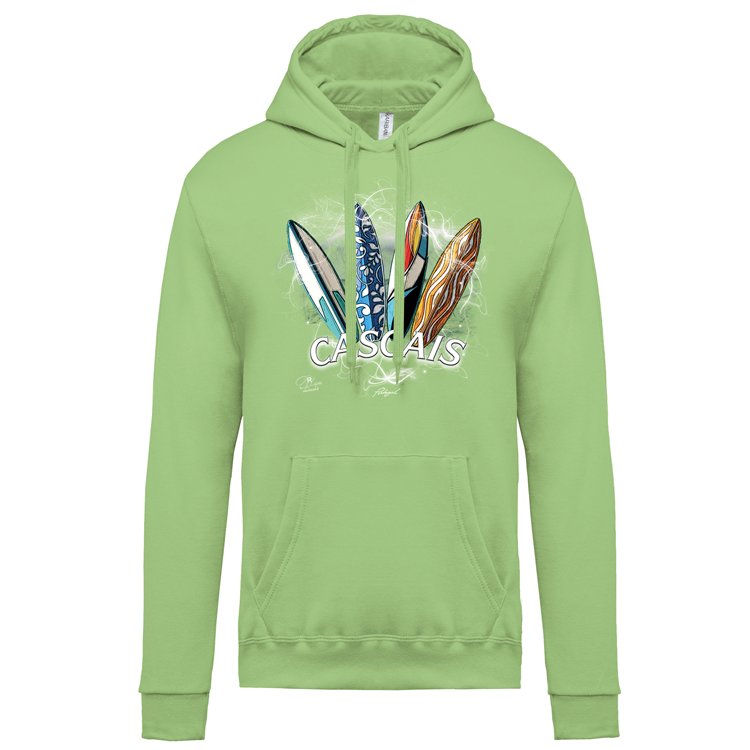 Sweatshirt Kariban com Capuz Surfboards Cascais