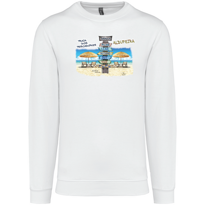 Sweatshirt Kariban sem Capuz Pegadas Albufeira