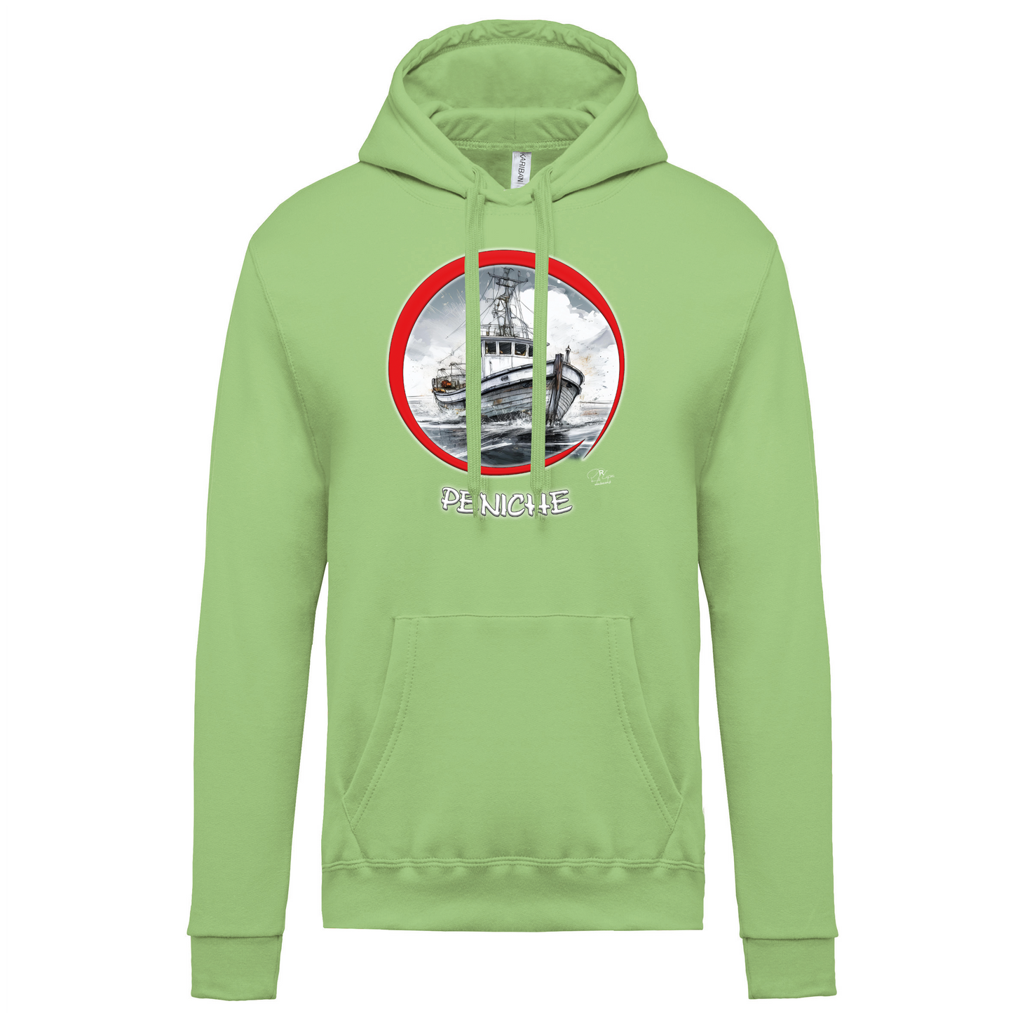 Sweatshirt Kariban com Capuz Traineira Peniche
