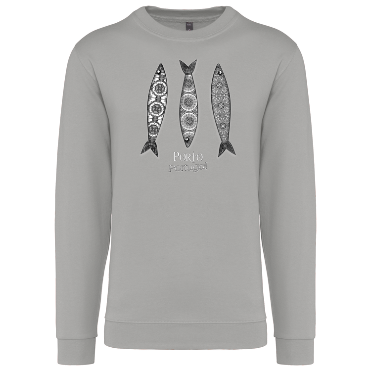 Sweatshirt Kariban sem Capuz 3 Sardinhas Porto