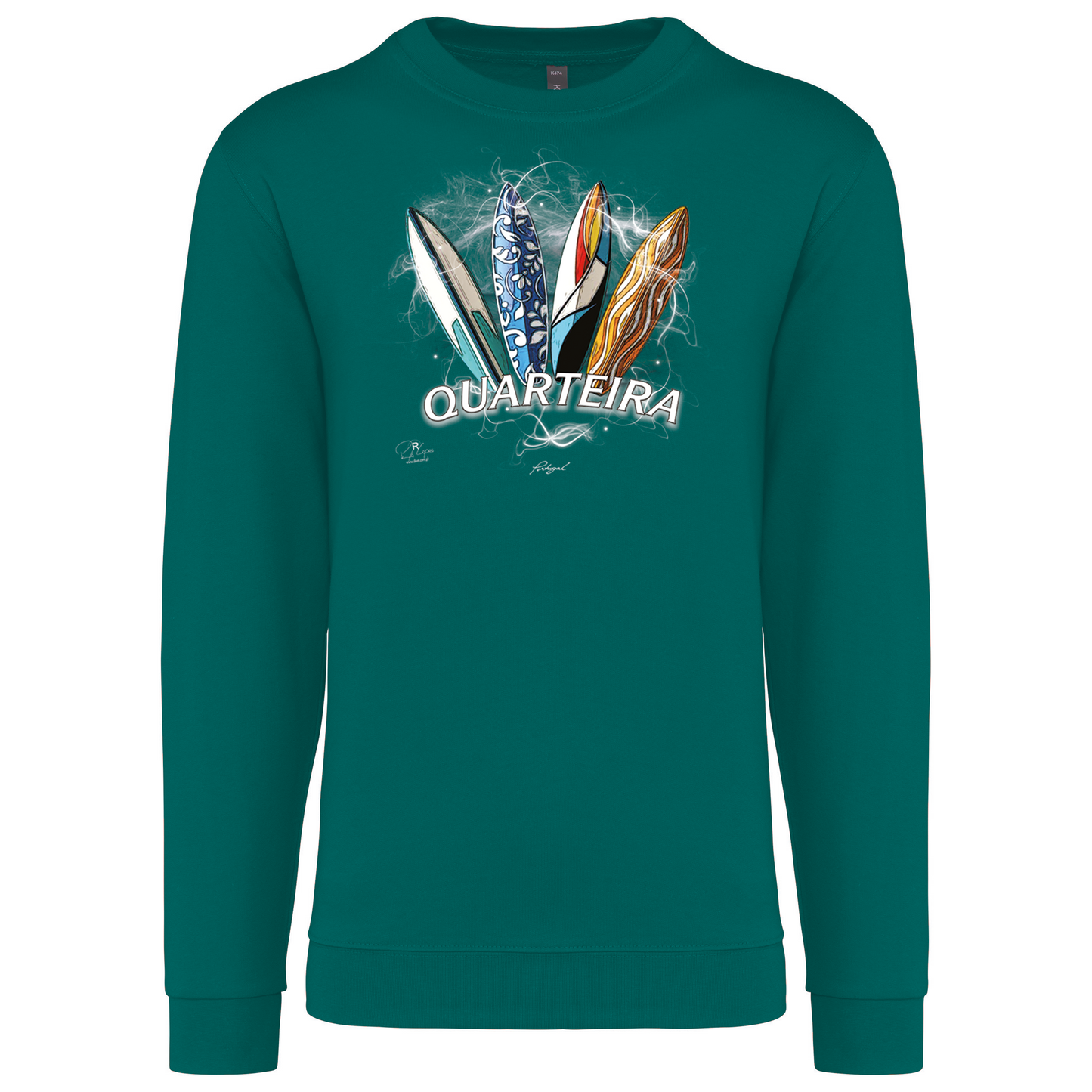 Sweatshirt Kariban sem Capuz Surfboards Quarteira