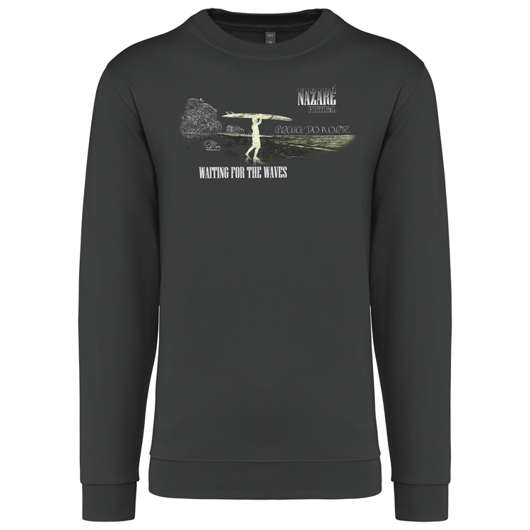 Sweatshirt Kariban sem Capuz Praia do Norte